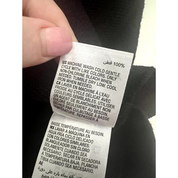 NWT Women's Black Sweater with Cut Outs Alfani Size Small New Designer - Picture 9 of 10